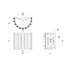 Varaluz Suratto 1 Light Sconce Matte Blac Honey Model: 387W01MBH