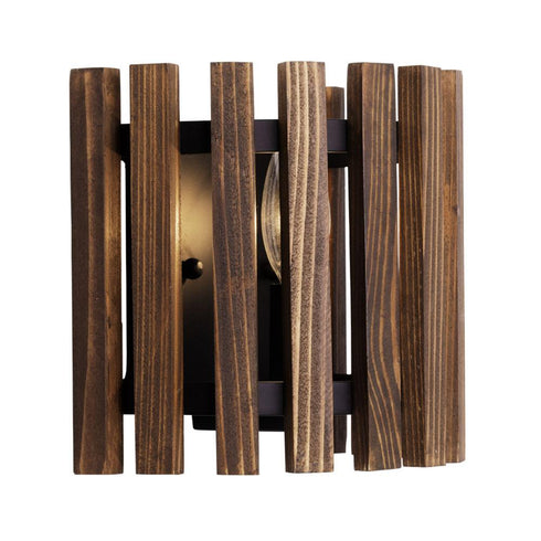 Varaluz Suratto 1 Light Sconce Matte Blac Medium Model: 387W01MBW