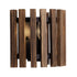 Varaluz Suratto 1 Light Sconce Matte Blac Medium Model: 387W01MBW