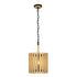 Varaluz Suratto 2 Light Pendant Matte Blac Honey Model: 387P02MBH