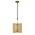 Varaluz Suratto 2 Light Pendant Matte Blac Honey Model: 387P02MBH