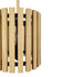 Varaluz Suratto 2 Light Pendant Matte Blac Honey Model: 387P02MBH