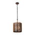 Varaluz Suratto 2 Light Pendant Matte Blac Medium Model: 387P02MBW
