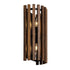 Varaluz Suratto 2 Light Sconce Matte Blac Medium Model: 387W02MBW
