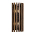 Varaluz Suratto 2 Light Sconce Matte Blac Medium Model: 387W02MBW