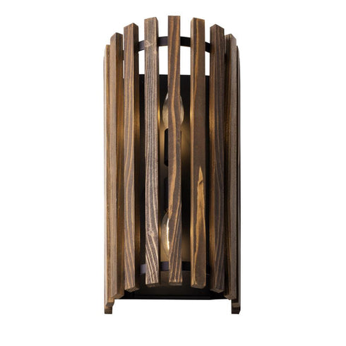 Varaluz Suratto 2 Light Sconce Matte Blac Medium Model: 387W02MBW