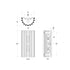 Varaluz Suratto 2 Light Sconce Matte Blac Medium Model: 387W02MBW