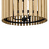 Varaluz Suratto 6 Light Foyer Matte Blac Honey Model: 387F06MBH