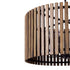 Varaluz Suratto 8 Light Pendant Matte Blac Medium Model: 387P08MBW