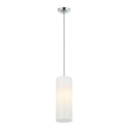 Varaluz Swirled 1 Light Mini Pendant Chrome Model: AC1691