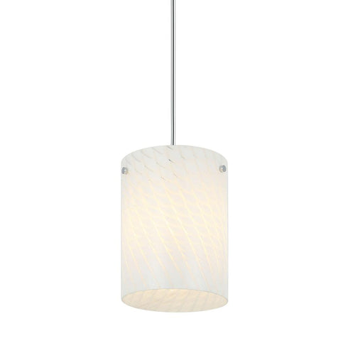 Varaluz Swirled 1 Light Pendant Chrome Model: AC1692