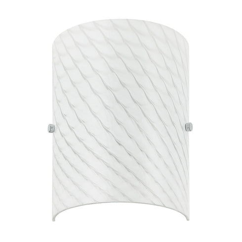 Varaluz Swirled 2 Light Sconce Chrome Model: AC1690