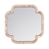Varaluz Swiss 36x36 Wall Mirror Poplar Bur Weathered Brass in Poplar Burl/Weathered Brass Finish Model: 455MI36B