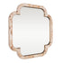 Varaluz Swiss 36x36 Wall Mirror Poplar Bur Weathered Brass in Poplar Burl/Weathered Brass Finish Model: 455MI36B
