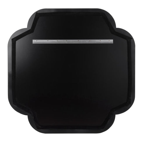 Varaluz Swiss 50x50 Wall Mirror Poplar Bur Weathered Brass in Poplar Burl/Weathered Brass Finish Model: 455MI50B