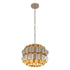 Varaluz Swoon 1 Light Pendant Antique Gol Gold Dust Model: 382P01AGGD