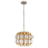 Varaluz Swoon 1 Light Pendant Antique Gol Gold Dust Model: 382P01AGGD