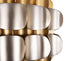 Varaluz Swoon 1 Light Pendant Antique Gol Gold Dust Model: 382P01AGGD
