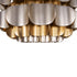 Varaluz Swoon 1 Light Pendant Antique Gol Gold Dust Model: 382P01AGGD