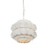 Varaluz Swoon 1 Light Pendant Matte White Model: 382P01MW