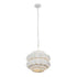 Varaluz Swoon 1 Light Pendant Matte White Model: 382P01MW