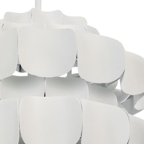 Varaluz Swoon 1 Light Pendant Matte White Model: 382P01MW