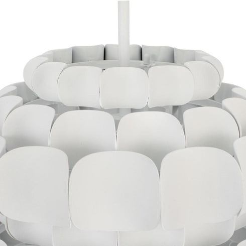 Varaluz Swoon 1 Light Pendant Matte White Model: 382P01MW