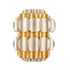 Varaluz Swoon 1 Light Sconce Antique Gol Gold Dust Model: 382W01AGGD