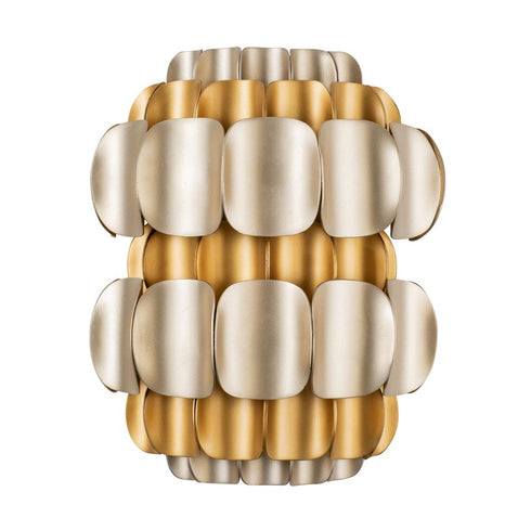 Varaluz Swoon 1 Light Sconce Antique Gol Gold Dust Model: 382W01AGGD