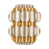 Varaluz Swoon 1 Light Sconce Antique Gol Gold Dust Model: 382W01AGGD