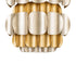 Varaluz Swoon 1 Light Sconce Antique Gol Gold Dust Model: 382W01AGGD