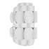 Varaluz Swoon 1 Light Sconce Matte White Model: 382W01MW