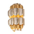 Varaluz Swoon 2 Light Sconce Antique Gol Gold Dust Model: 382W02AGGD