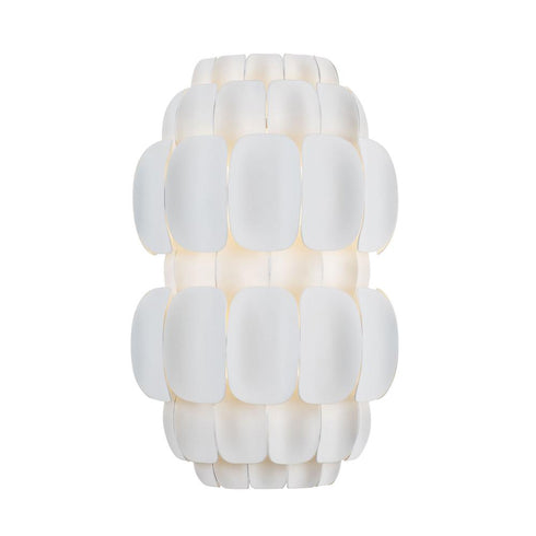 Varaluz Swoon 2 Light Sconce Matte White Model: 382W02MW