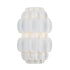 Varaluz Swoon 2 Light Sconce Matte White Model: 382W02MW