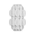 Varaluz Swoon 2 Light Sconce Matte White Model: 382W02MW
