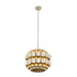 Varaluz Swoon 3 Light Pendant Antique Gol Gold Dust Model: 382P03AGGD