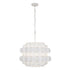 Varaluz Swoon 3 Light Pendant Matte White Model: 382P03MW