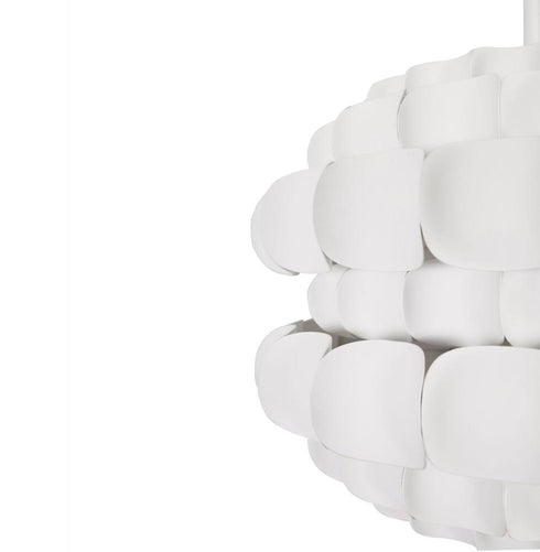 Varaluz Swoon 3 Light Pendant Matte White Model: 382P03MW