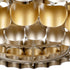 Varaluz Swoon 6 Light Foyer Antique Gol Gold Dust Model: 382F06AGGD