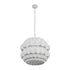 Varaluz Swoon 6 Light Pendant Matte White Model: 382P06MW