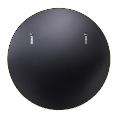 Varaluz Tablet 30 in Round Wall Mirror in Gold Model: 458MI30GO