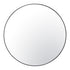 Varaluz Tablet 40 in Round Wall Mirror in Black Model: 458MI40BL