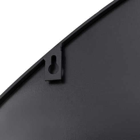 Varaluz Tablet 50 in Round Wall Mirror in Black Model: 458MI50BL