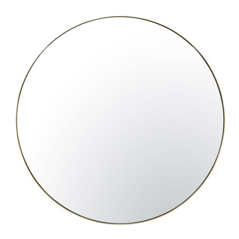 Varaluz Tablet 50 in Round Wall Mirror in Gold Model: 458MI50GO