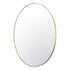 Varaluz Tablet 50 in Round Wall Mirror in Gold Model: 458MI50GO
