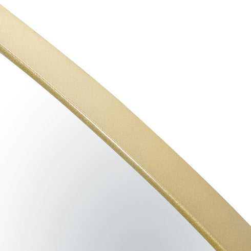 Varaluz Tablet 50 in Round Wall Mirror in Gold Model: 458MI50GO