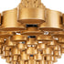 Varaluz Totally Tubular 17 Light Foyer Antique Gol Model: 369F17AGCB