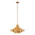 Varaluz Totally Tubular 6 Light Pendant Antique Gol Model: 369P06AGCB