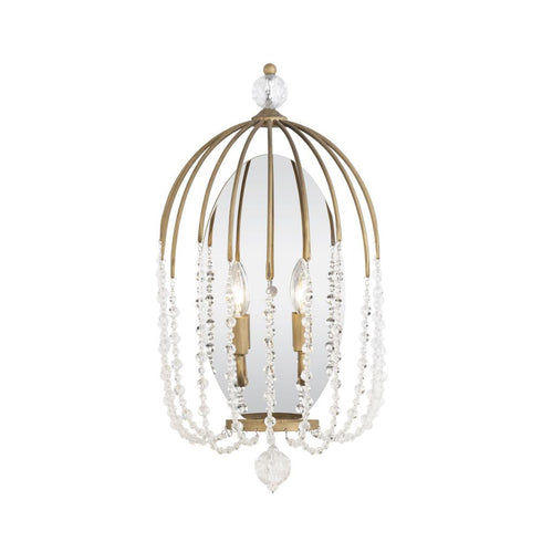 Varaluz Voliere 2 Light Sconce Havana Gold Model: 343W02HG
